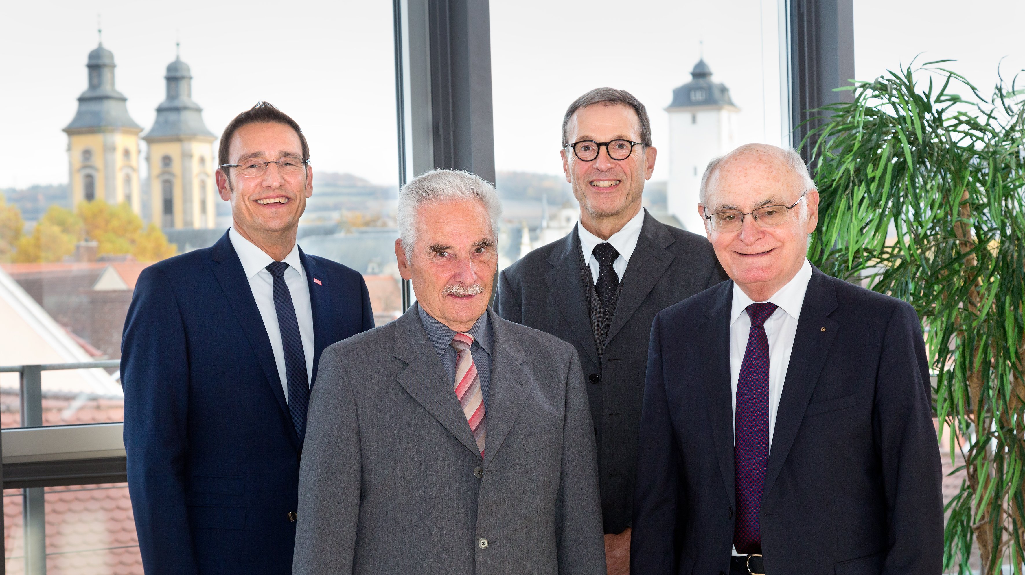 Von links: Marco Schneider, Peter Kernwein, Jochen Flasbeck, Edmund Brenner